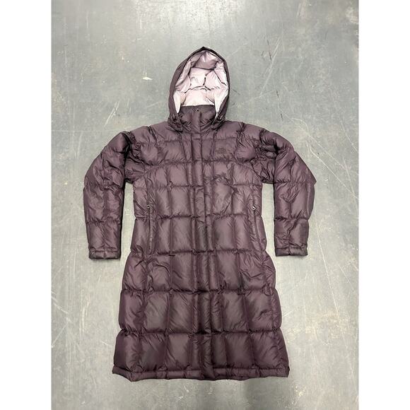 The North Face 600 Goose Down Parka Jacket Long Purple Women’s Size Medium - Picture 1 of 14